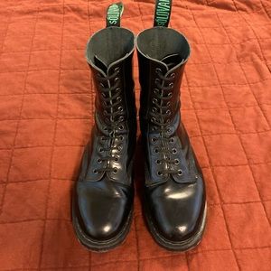 Solovair Hi-shine 10 eye boots
